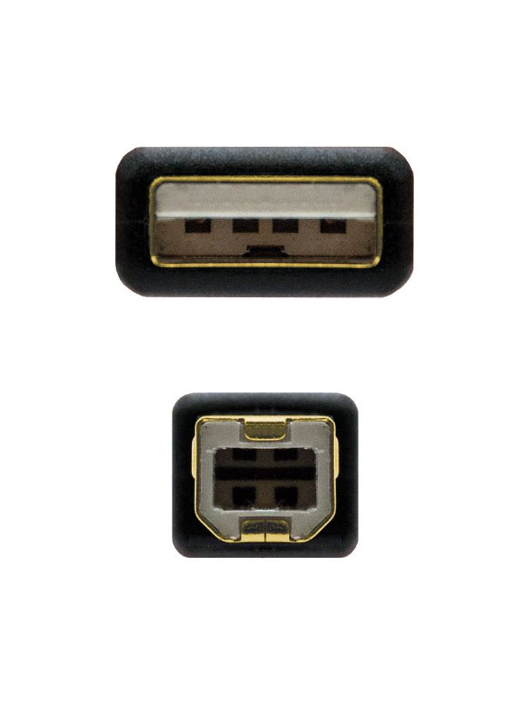 Nanocable Cable USB 2.0 Impresora  Ferrita 5 M 3