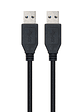 Nanocable Cable USB 3.0, tipo A/M-A/M, Negro, 1m - Miniatura 2