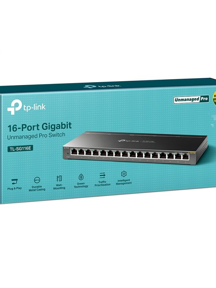 TP-LINK TL-SG116E Switch 16xGB Metal 2