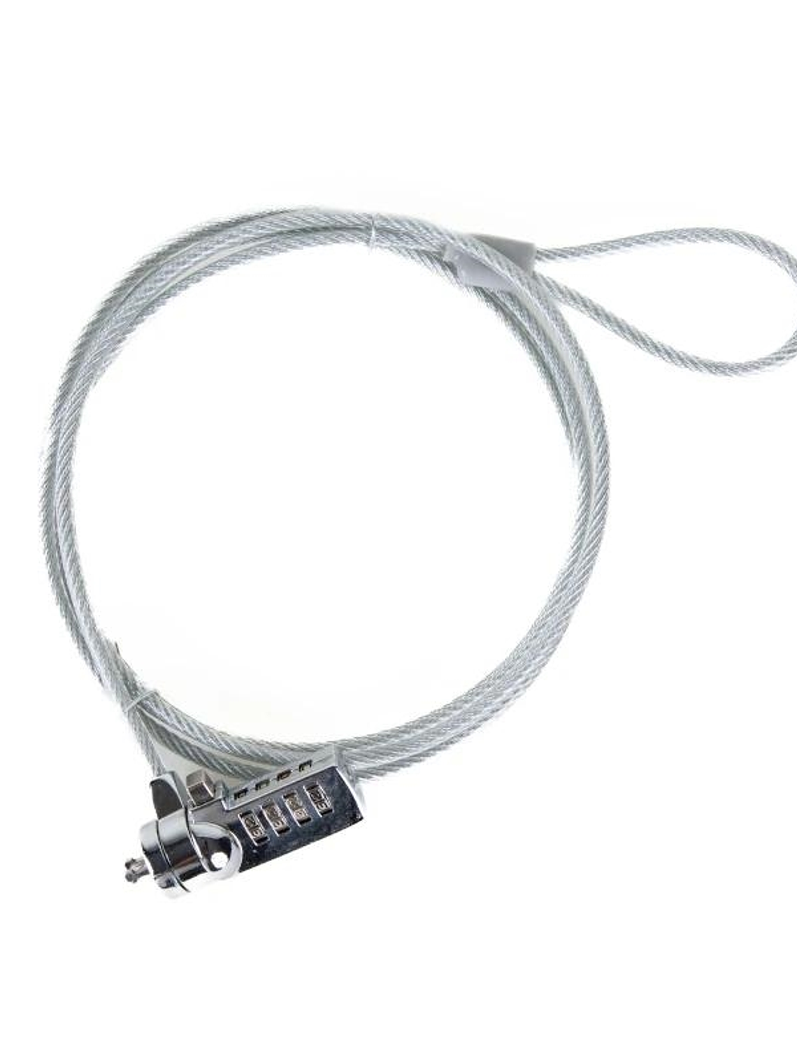iggual Cable seguridad candado 4 dígitos SECURE 4D 1