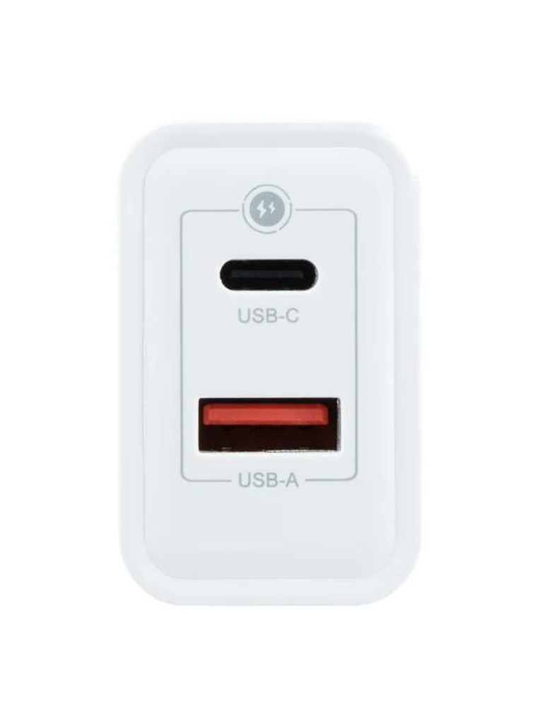 Coolbox Cargador Pared GAN 45W USB-C/USB-A 2