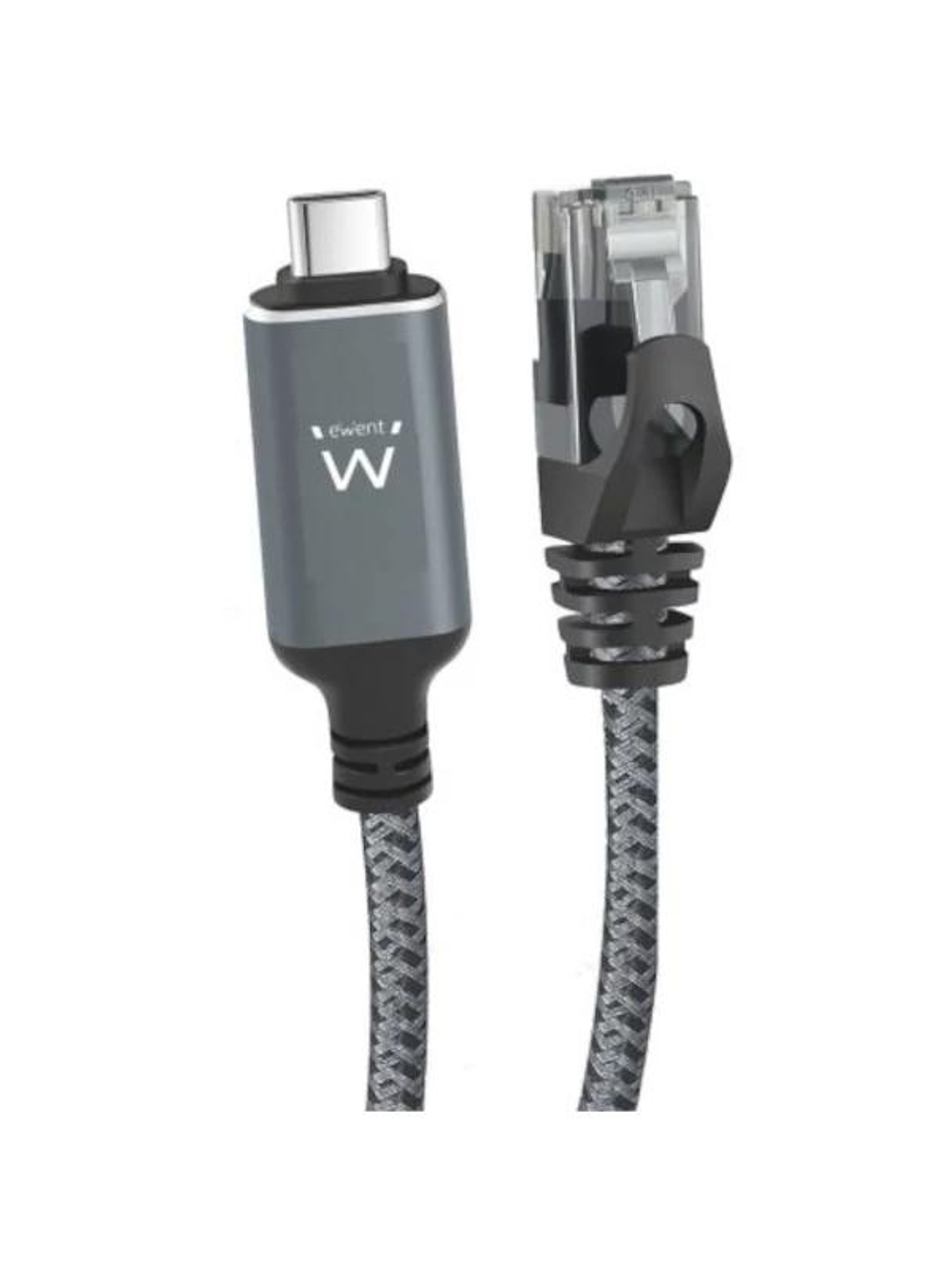 EWENT Cable USB-C 3.1 A RJ45 CAT6 FTP, 1Gbps, 1,5m 1