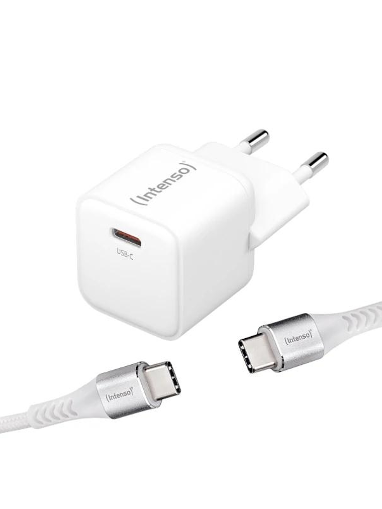 Intenso | KIT Cargador GaN W30C + Cable USB-C 1