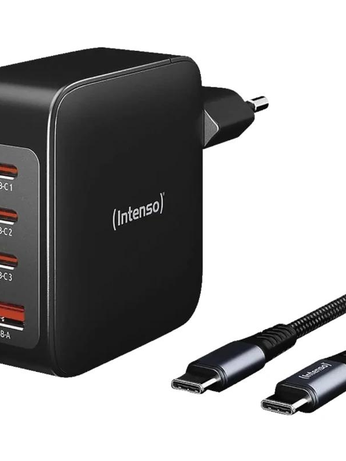 Intenso | KIT Cargador GaN W140A3C + Cable USB-C 1