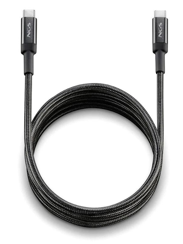 NGS Cable carga rapida USB C A USB C 2M 1