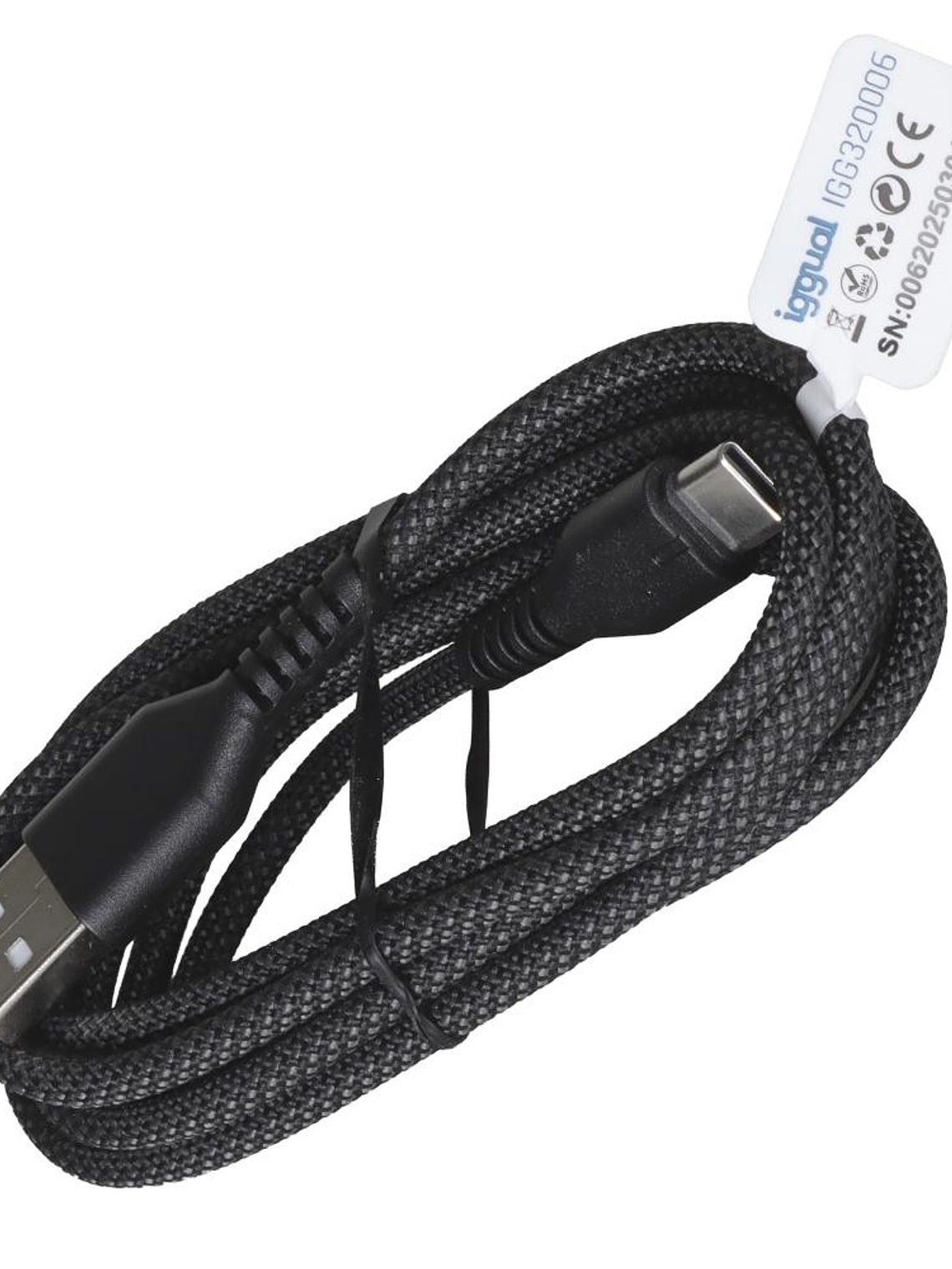iggual Cable USB-A a tipo C 3A 180 cm trenzado 3