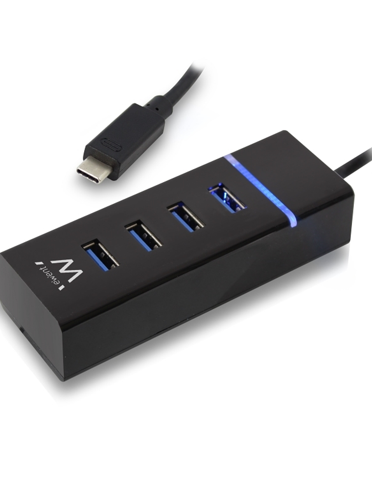 Ewent E1137 HUB USB TIPO C 4 PUEROS USB 3.1 1