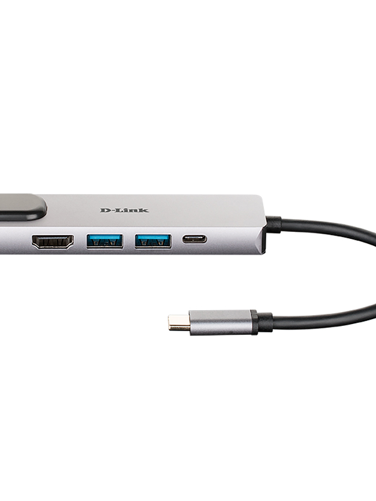 D-Link DUB-M520 Hub USB-C HDMI/2USB 3.0/USB-C/Ethe 2