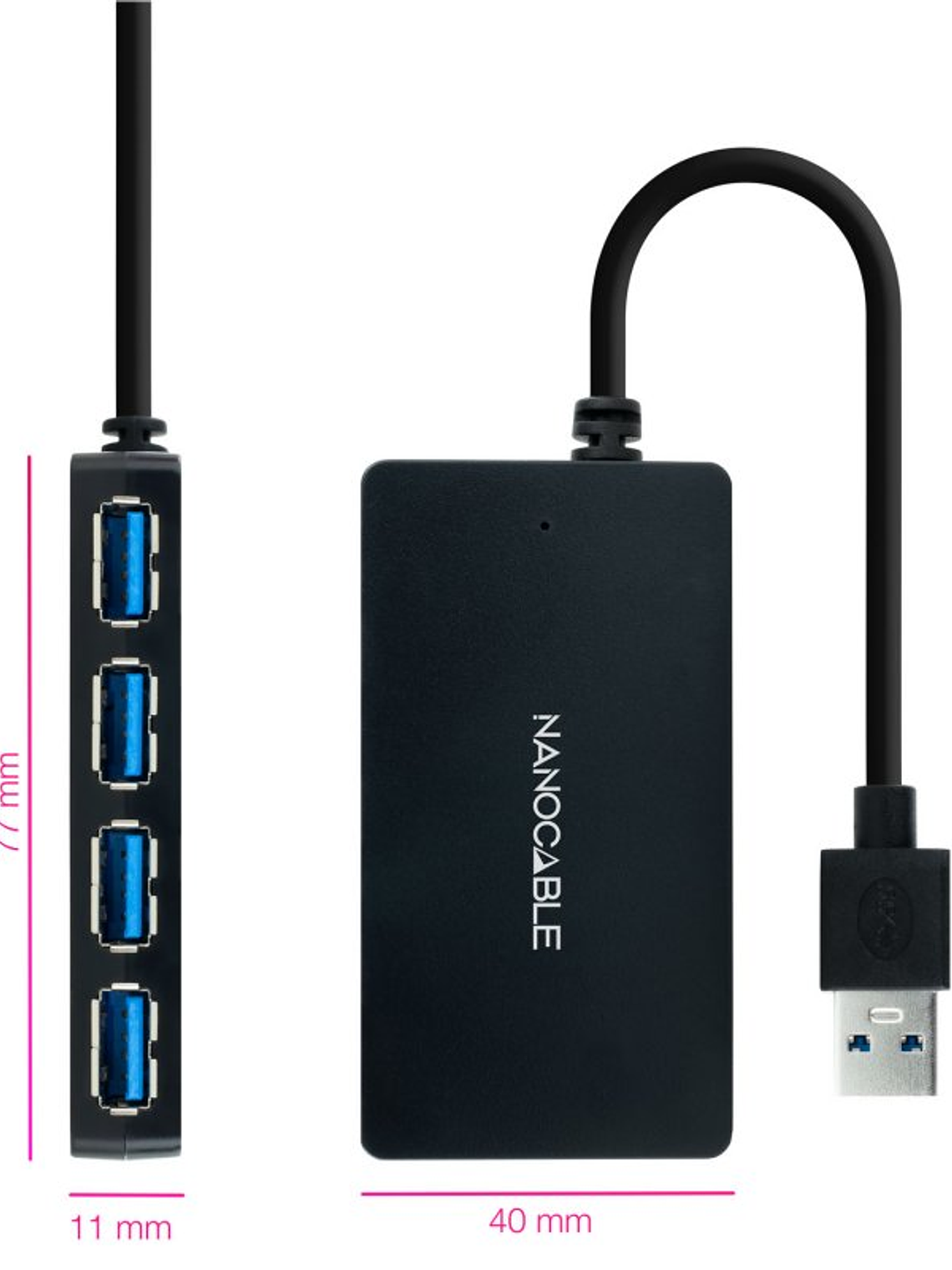 Nanocable Hub USB 3.0 con 4 Puertos de USB 3.0 2