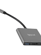 iggual Hub tipo C 3 en 1 HDMI USB3.0 PD100W - Miniatura 1