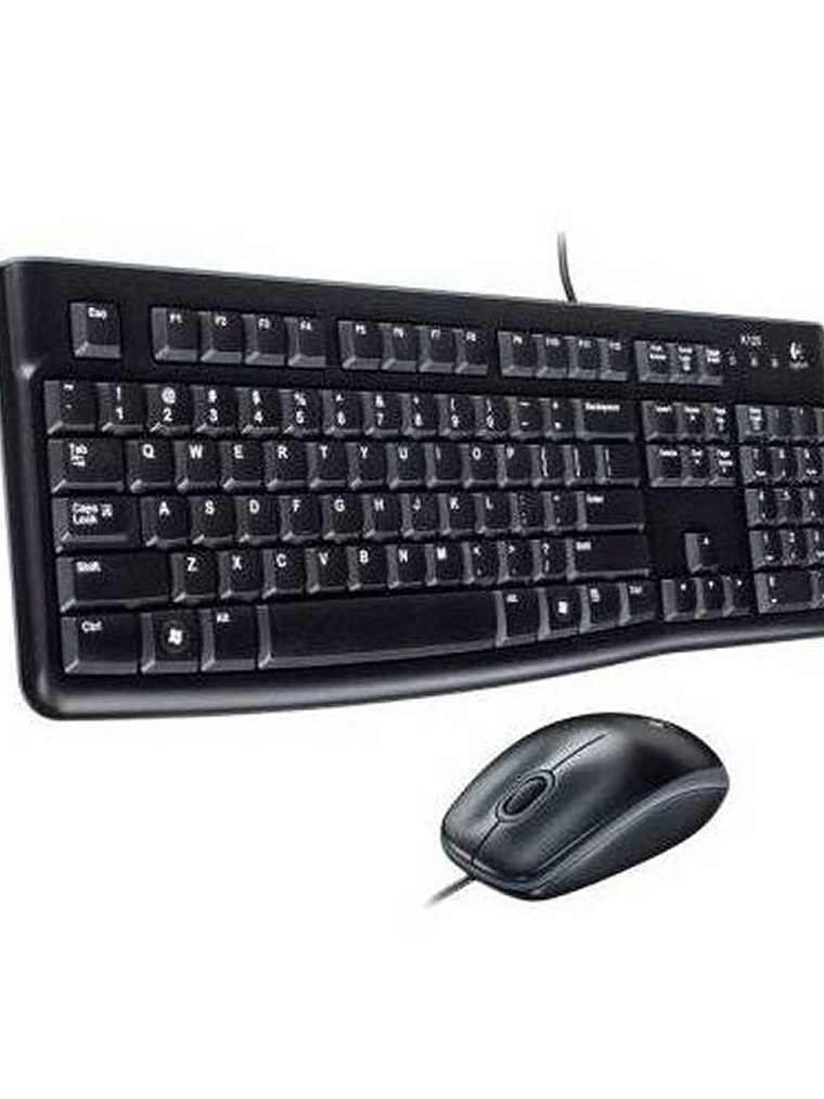 Logitech MK120 Teclado + Ratón óptico 1000dpi USB 1