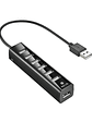 NGS Hub 7 puertos 2.0 con adap.corriente - Miniatura 3