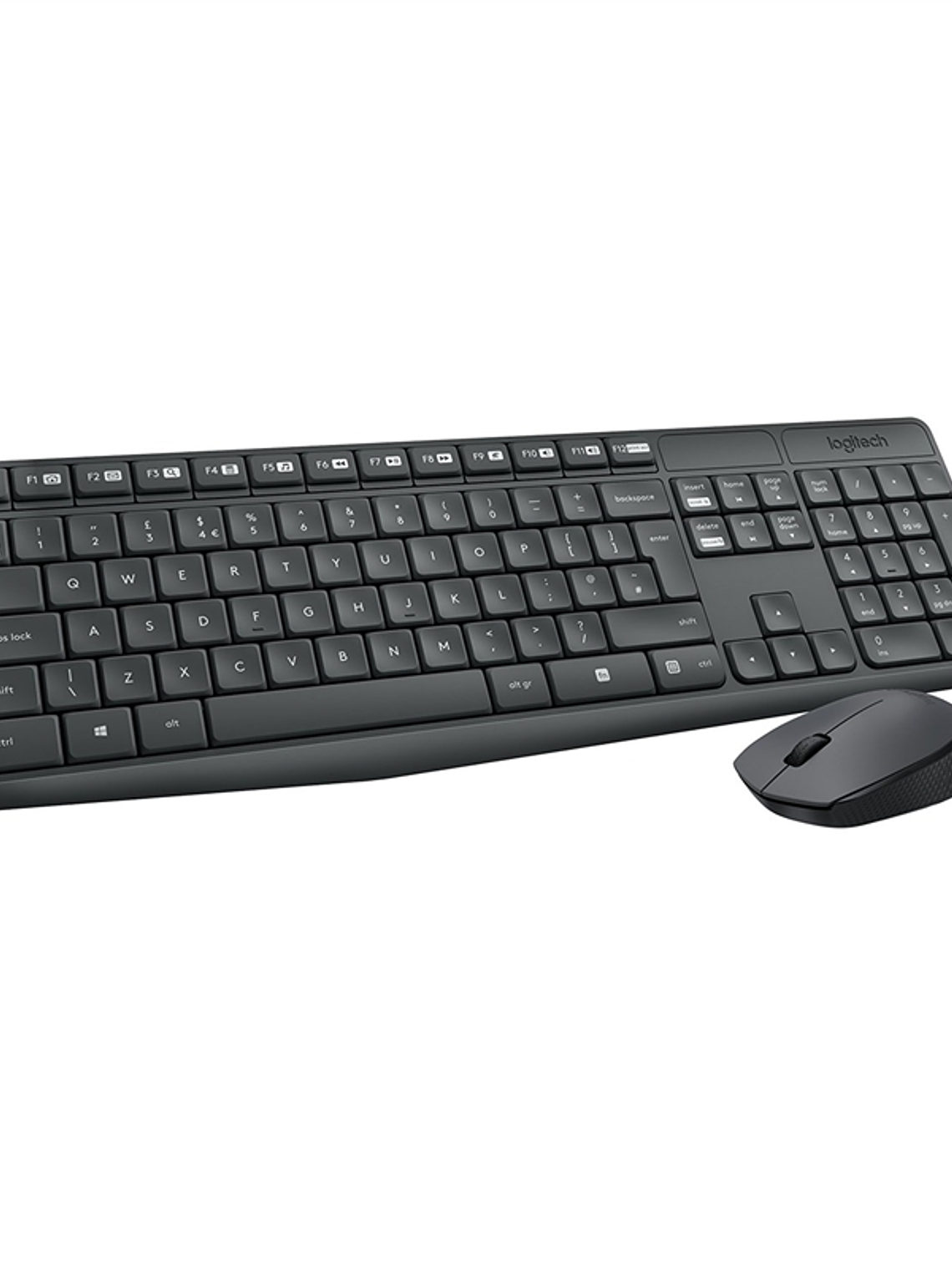 Logitech MK235 Teclado y ratón Inalámbrico Gris 1