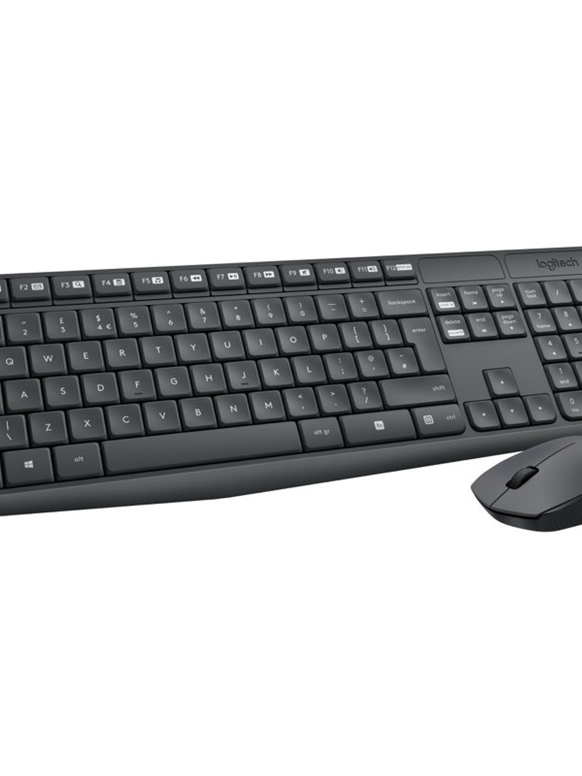 Logitech MK235 Teclado y ratón Inalámbrico Gris 3