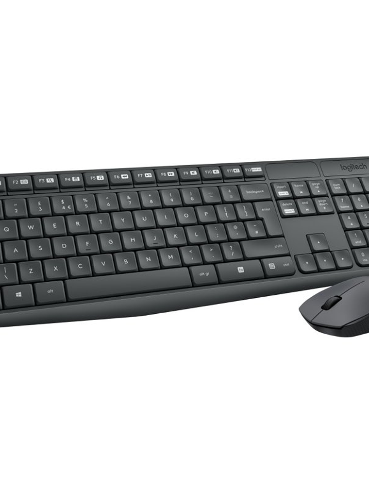Logitech MK235 Teclado y ratón Inalámbrico Gris 3