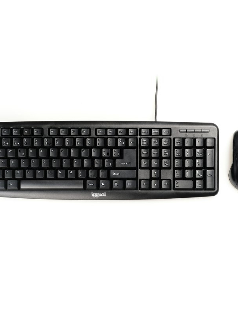 iggual Kit teclado y ratón COM-CK-BASIC negro 1