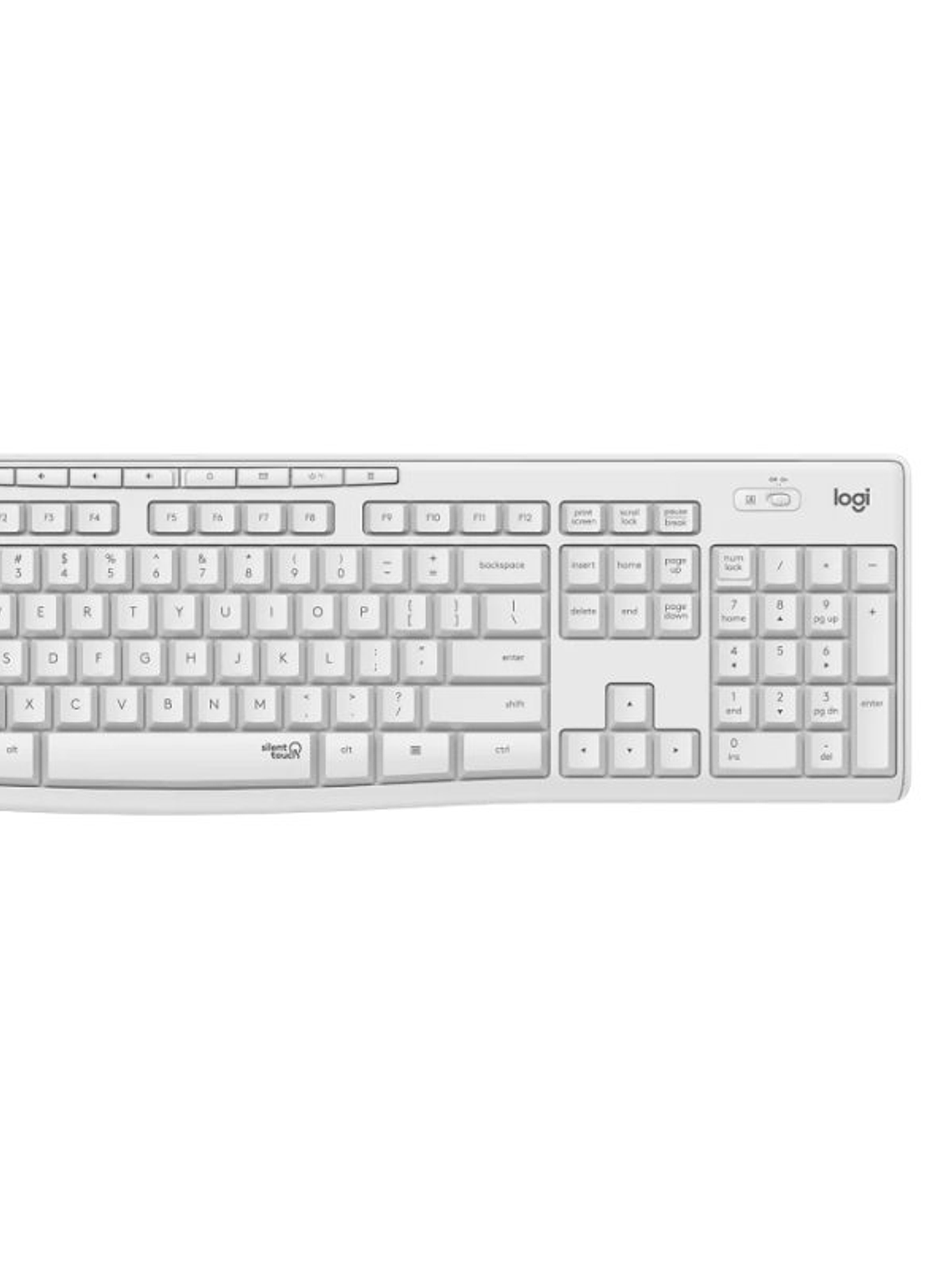 Logitech MK295 Teclado y raton inalambrico Blanco 1