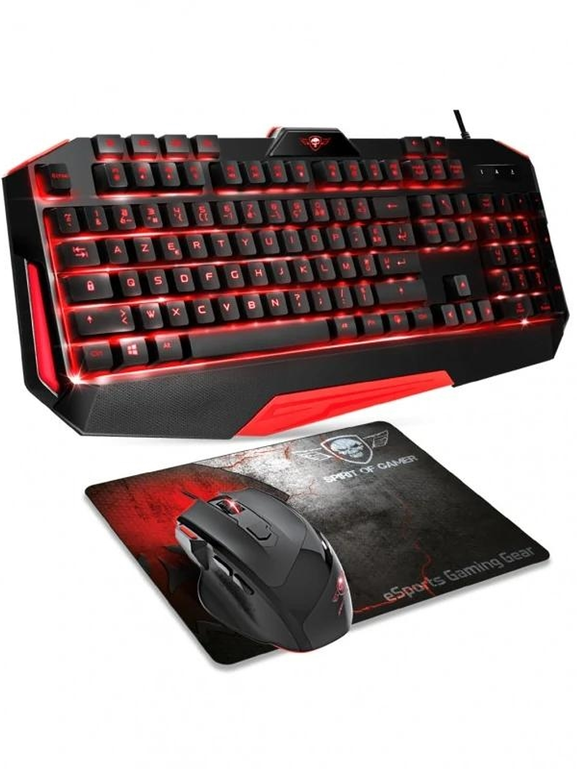 Spirit of Gamer Pack Teclado+ Rato+ Alfombrilla 1