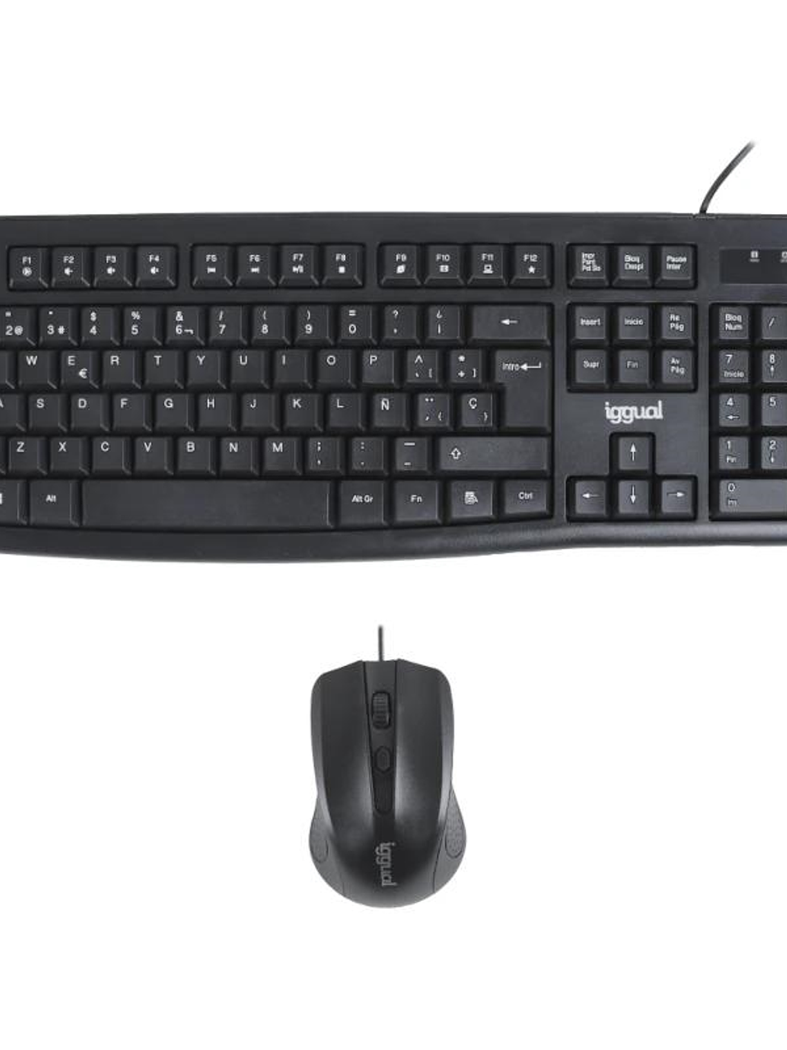iggual Kit teclado y ratón CMK-BUSINESS2 negro 1