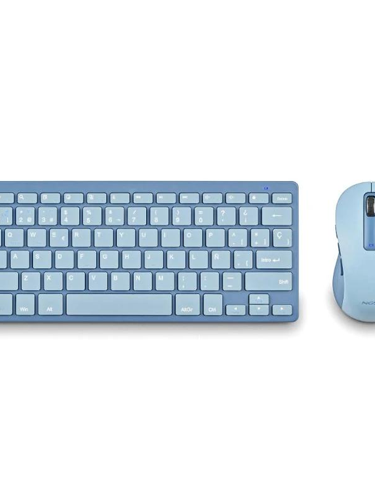NGS KIT TECLADO Y RATON MULTIFUNCION RECARG AZUL 3