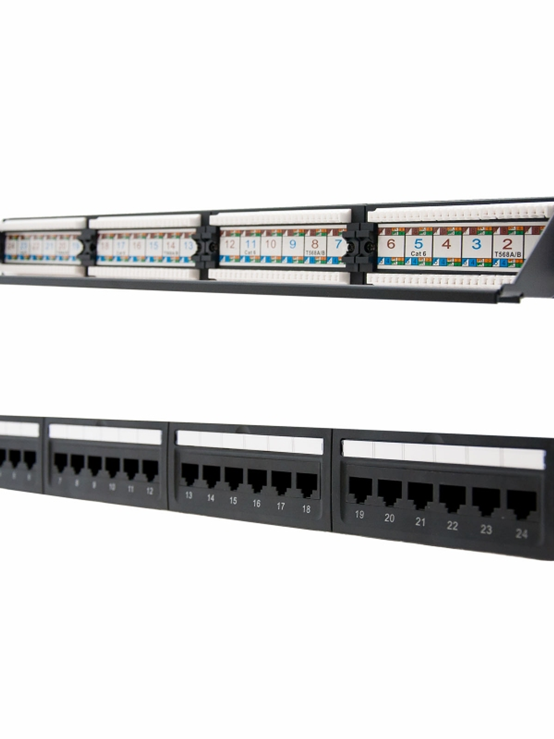 Nanocable Panel Parcheo 24P CAT.6 UTP 19