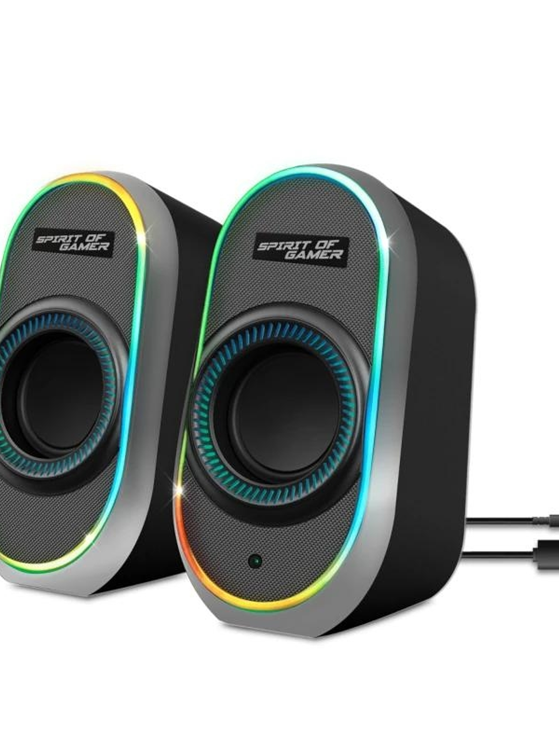 Spirit of Gamer Altavoz 2.0 FANATIC 500 RGB Black 1