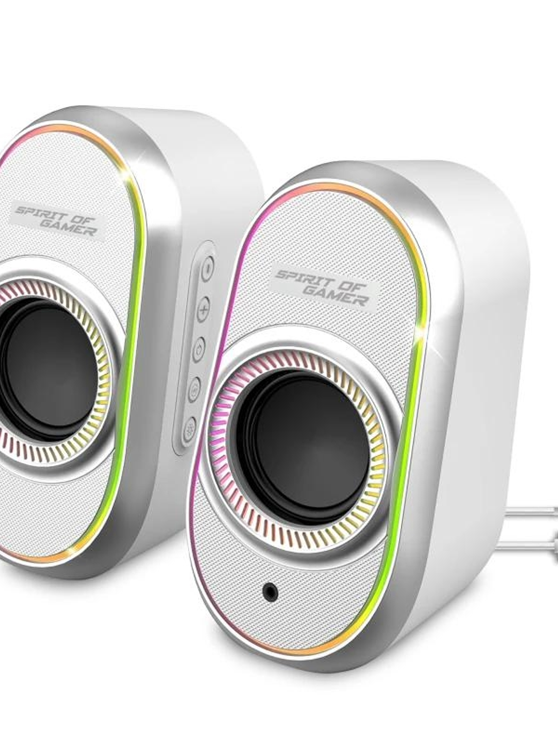 Spirit of Gamer Altavoz 2.0 FANATIC 500 RGB White 1