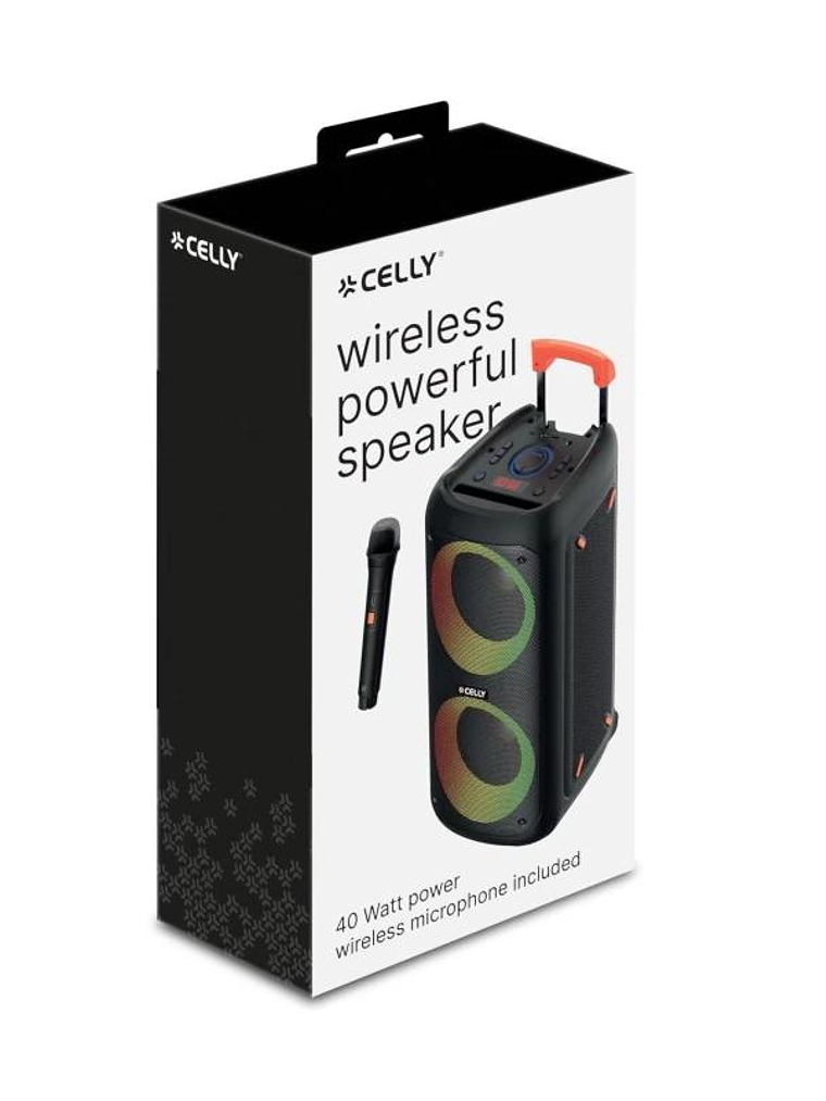 Celly Altavoz + Micrófono Inalámbrico 40W 4