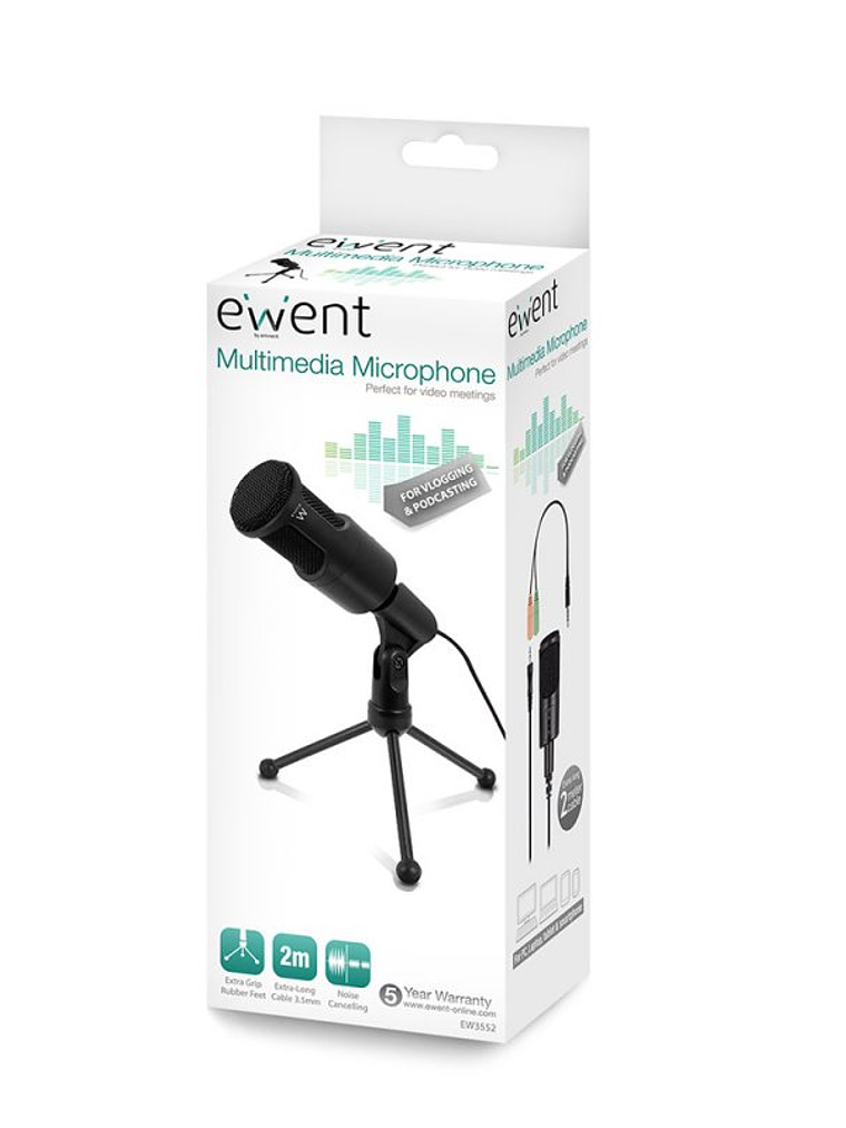 Ewent EW3552 Micrófono Multimedia Cancelación Ruid 4
