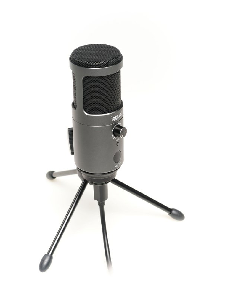 iggual Micrófono condensador Podcasting Pro gris 3