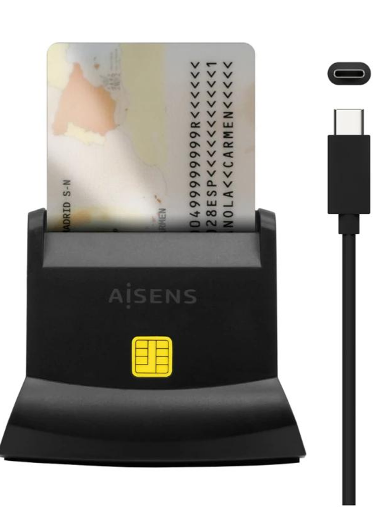 Aisens Lector DNI SIM SD MSD MMC RS-MMC MMC MUSBC 2