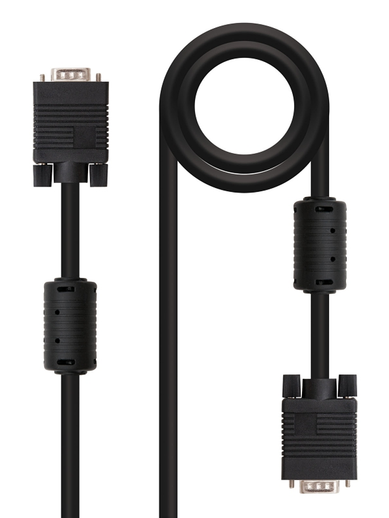 Nanocable Cable Conmutador Vga 10 M Negro 2