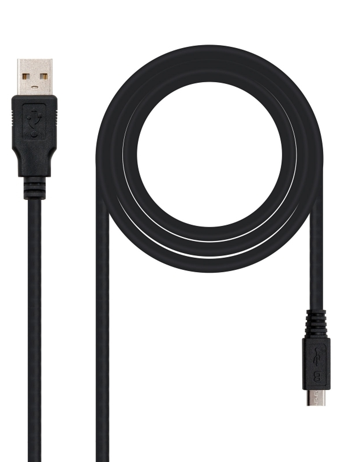Nanocable Cable USB 2.0 A/M Micro USB B/M 0,8 M 1