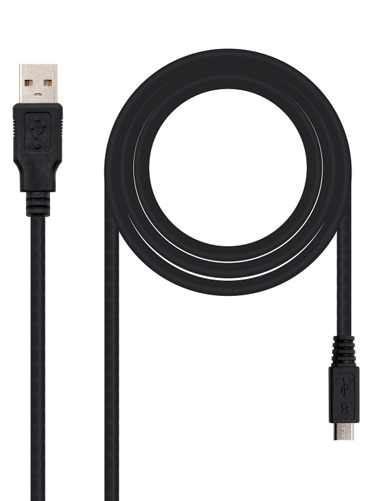 Nanocable Cable USB 2.0 A/M Micro USB B/M 0,8 M 1