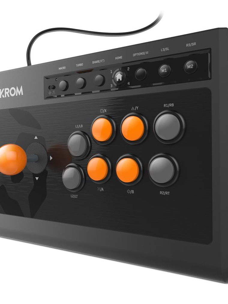 Krom Gamepad Arcade Kumite Multiplataforma 3