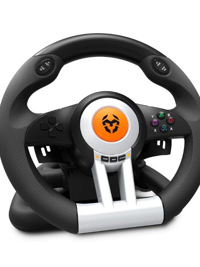 Krom Juego de Volante y pedales K-Wheel Multip. 2