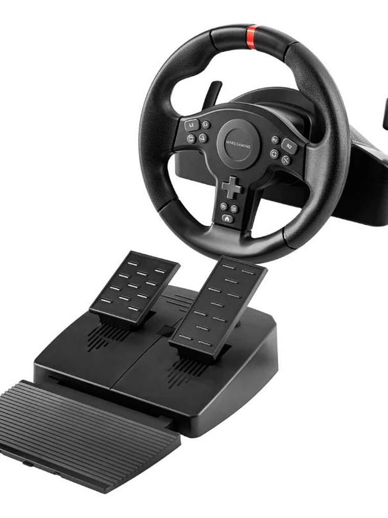 MARS GAMING Volante Simulación Carreras Negro 1