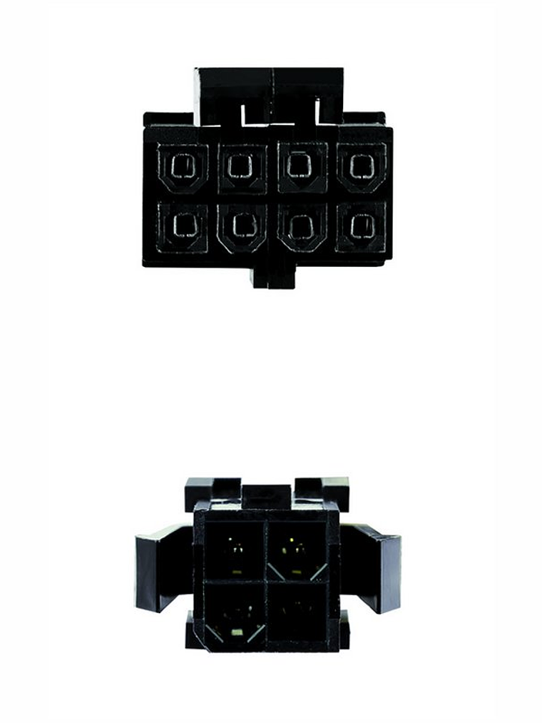 Nanocable Cable Alimentación 4PIN/H-4+4PIN/M, 15 c 3