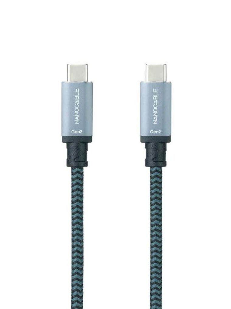 Nanocable Cable USB 3.1GEN2 5A USB-C-M-USB-C-M 3M 2