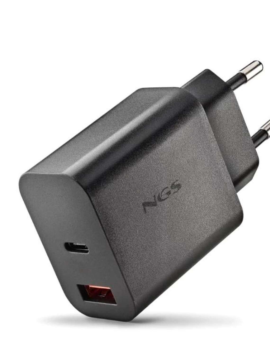 NGS CARGADOR GAN ULTRARAPIDO 30W USB-C+ USB-A 1