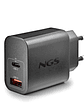 NGS CARGADOR GAN ULTRARAPIDO 30W USB-C+ USB-A - Miniatura 2