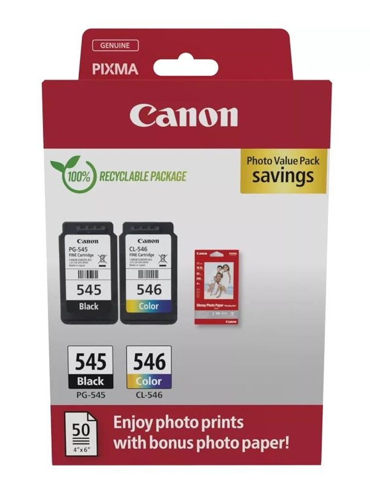 Canon Cartucho Multipack PG-545/CL546 1