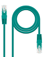 Nanocable Latiguillo RJ45 Cat. 6 UTP 0.5 M Verde - Miniatura 1