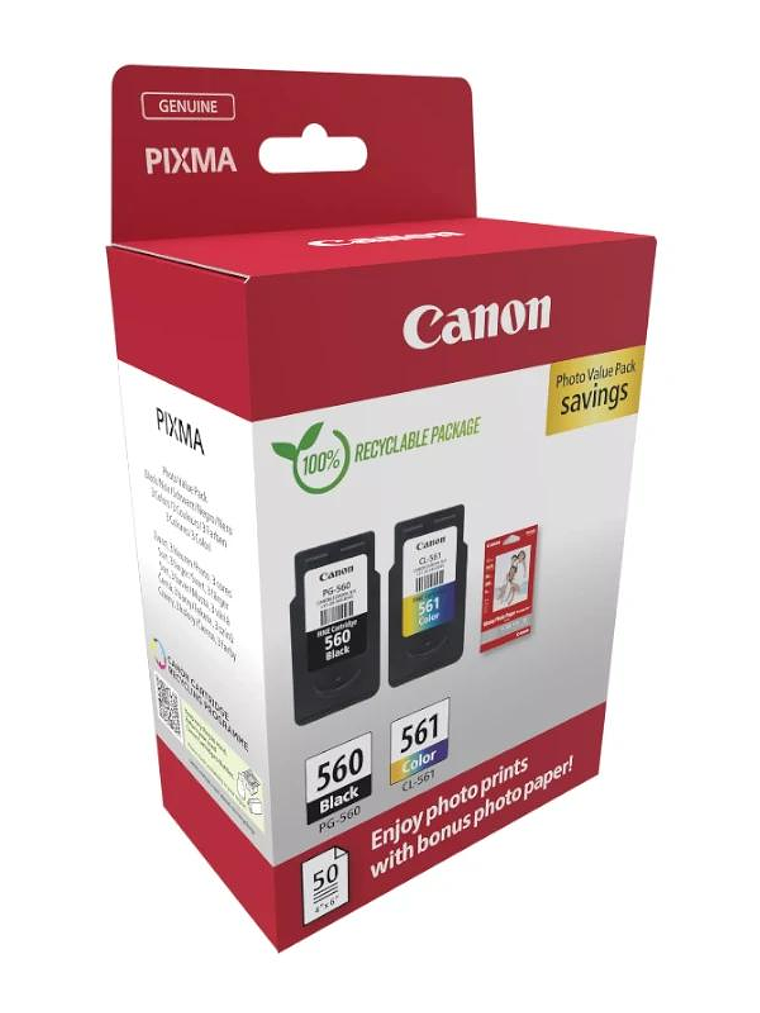 Canon Cartucho Multipack PG-560 /CLI-561+ papel Fo 2