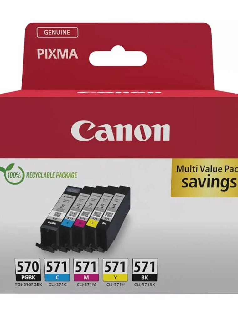 Canon Cartucho Multipack PGI570/CLI571 1
