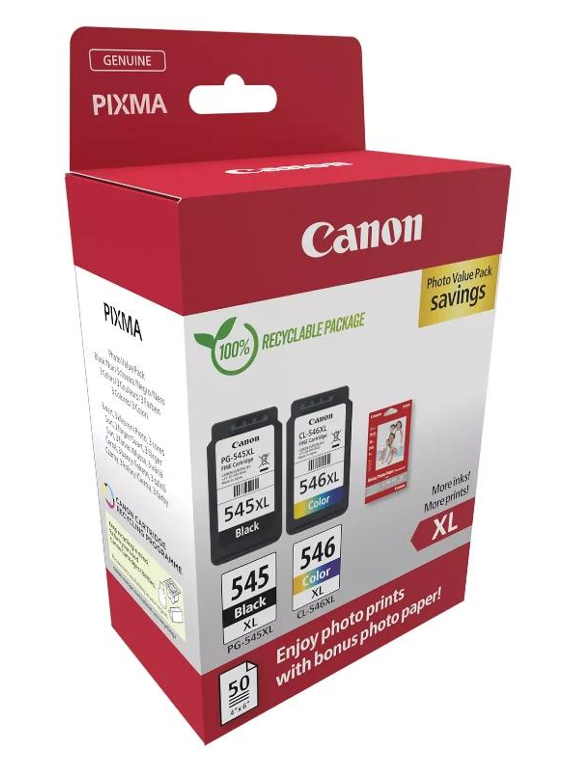 Canon Cartucho Multipack PG-545XL/CL-546XL 2