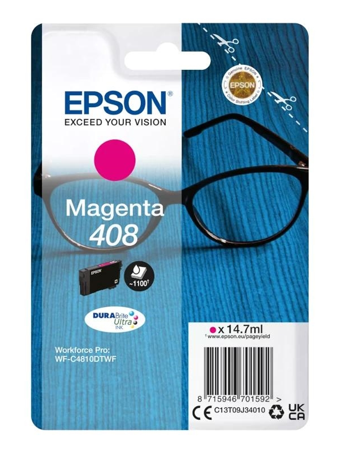 Epson Cartucho 408 Magenta 1