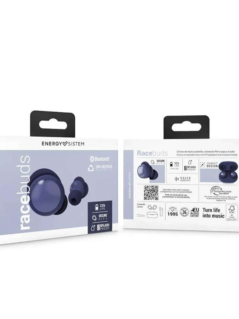 Energy Sistem Auriculares Navy Racebuds IPX4 4