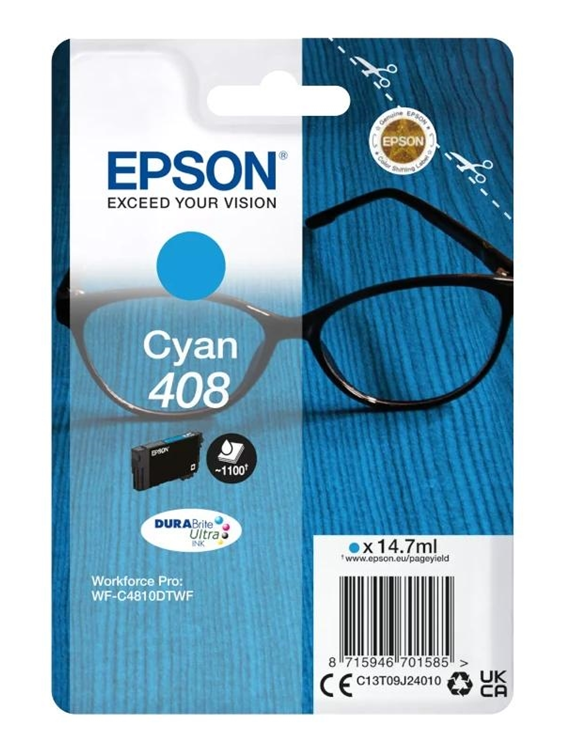 Epson Cartucho 408 Cian 1