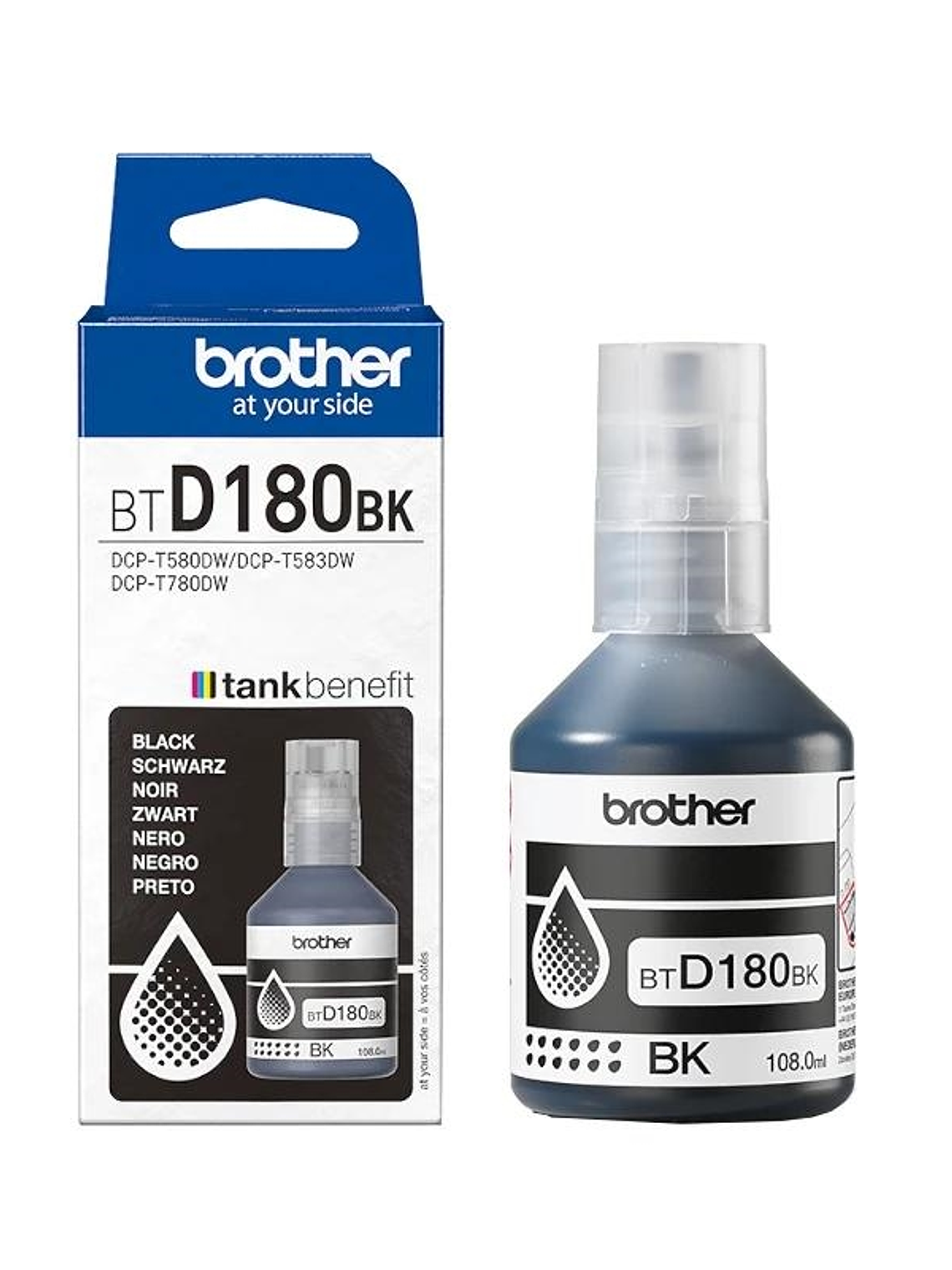 Brother Botella BTD180BK Negro 1